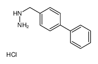 (4-联苯基甲基)肼盐酸盐结构式