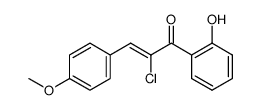(Z)-α-chloro-2'-hydroxy-4-methoxychalcone Structure