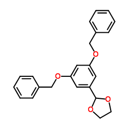 2-[3,5-Bis(benzyloxy)phenyl]-1,3-dioxolane结构式