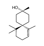 3,7,11,11-Tetramethyl-spiro[5.5]undec-7-en-3-ol Structure