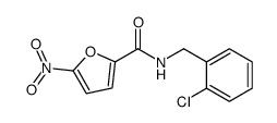 N-[(2-chlorophenyl)methyl]-5-nitrofuran-2-carboxamide Structure