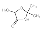 2,2,5-trimethyloxazolidin-4-one结构式