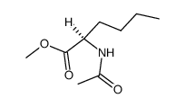 (2R)-methyl 2-acetamidohexanoate Structure