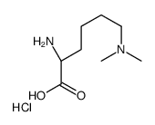 Nε,Nε-二甲基-L-赖氨酸单盐酸盐结构式