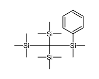 dimethyl-phenyl-[tris(trimethylsilyl)methyl]silane结构式