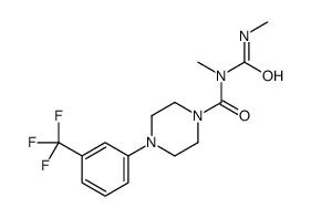 N-methyl-N-(methylcarbamoyl)-4-[3-(trifluoromethyl)phenyl]piperazine-1-carboxamide Structure