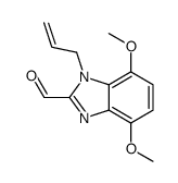 4,7-dimethoxy-1-prop-2-enylbenzimidazole-2-carbaldehyde Structure