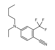 4-[butyl(ethyl)amino]-2-(trifluoromethyl)benzonitrile Structure