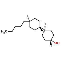 Trans-4-(trans-4-Pentylcyclohexyl)cyclohexanol Structure