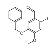 2-iodo-4-methoxy-5-phenylmethoxybenzaldehyde Structure