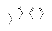 1-methoxy-3-methyl-1-phenyl-2-butene Structure