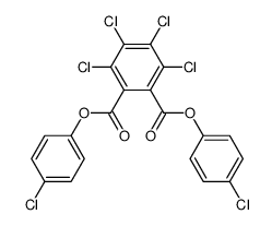 3,4,5,6-Tetrachlorphthalsaeure-bis(4-chlorphenyl)ester Structure
