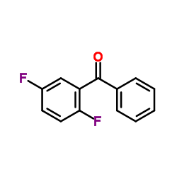 2,5-二氟苯甲酮结构式