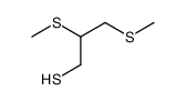 2,3-bis(methylthio)propane-1-thiol Structure