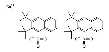 双(1,1-二甲基乙基)萘磺酸钙结构式