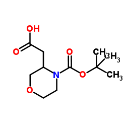 4-N-BOC-吗啉-3-乙酸图片