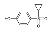 4-(环丙基磺酰基)苯酚结构式