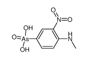 (4-methylamino-3-nitro-phenyl)-arsonic acid结构式