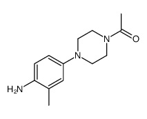 4-(4-ACETYL-PIPERAZIN-1-YL)-2-METHYLANILINE structure