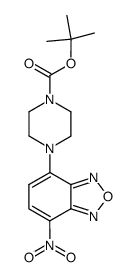 4-(7-nitrobenzo[1,2,5]oxadiazol-4-yl)piperazine-1-carboxylic acid tert butyl ester Structure