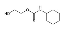 2-hydroxyethyl-N-cyclohexylthionocarbamate Structure