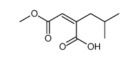 2-Butenedioic acid, 2-(2-methylpropyl)-, 4-methyl ester Structure