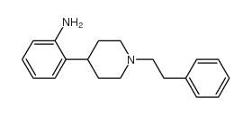 4-(2-氨基苯基)-1-苯乙基哌啶结构式