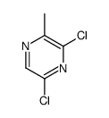 3,5-二氯-2-甲基-吡嗪结构式