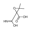 Butyric acid, 2-carbamoyl-2,3-epoxy-3-methyl- (7CI)结构式