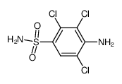 4-Amino-2.3.5-trichlor-phenyl-sulfonsaeure-amid Structure