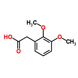 3,4-Dimethoxyphenylacetic acid structure