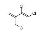 1,2-dichloro-3-(chloromethyl)buta-1,3-diene结构式