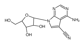 4-amino-7-[(2R,3S,4S,5R)-3,4-dihydroxy-5-(hydroxymethyl)oxolan-2-yl]pyrrolo[2,3-d]pyrimidine-5-carbonitrile Structure