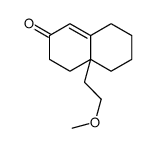 4a-(2-methoxyethyl)-3,4,5,6,7,8-hexahydronaphthalen-2-one结构式