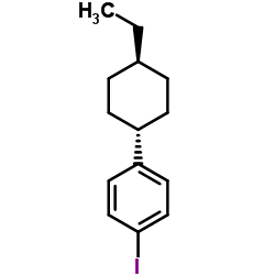 1-(反式-4-乙基环己基)-4-碘苯结构式