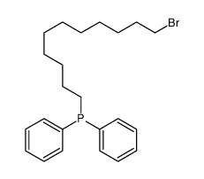 11-bromoundecyl(diphenyl)phosphane结构式