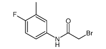 2-bromo-N-(4-fluoro-3-methylphenyl)acetamide Structure