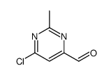 6-chloro-2-methylpyrimidine-4-carbaldehyde Structure