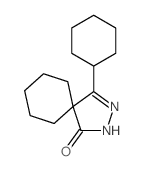4-Cyclohexyl-2,3-diazaspiro(4.5)dec-3-en-1-one Structure
