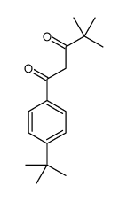 1-(4-tert-butylphenyl)-4,4-dimethylpentane-1,3-dione Structure