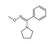 Phenyl-pyrrolidin-1-yl-methanone O-methyl-oxime结构式