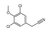 2-(3,5-dichloro-4-methoxyphenyl)acetonitrile结构式