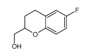 6-氟-3,4-二氢-2H-1-苯并吡喃-2-甲醇结构式