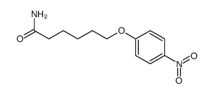 6-(4-nitro-phenoxy)-hexanoic acid amide结构式
