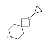 2-cyclopropyl-2,7-diazaspiro[3.5]nonane结构式