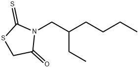 3-(2-Ethylhexyl)-2-thioxothiazolidin-4-one Structure