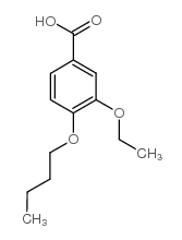 4-丁氧基-3-乙氧基苯甲酸结构式