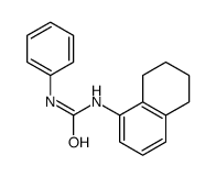 1-phenyl-3-(5,6,7,8-tetrahydronaphthalen-1-yl)urea结构式