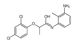 N-(3-Amino-2-methylphenyl)-2-(2,4-dichlorophenoxy)propanamide结构式