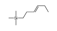 3-Hexenyltrimethylsilane结构式
